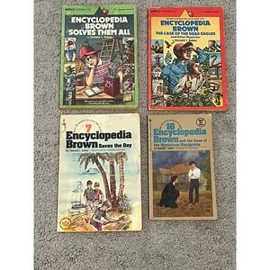 Encyclopedia Brown vintage chapter books chapter lot
